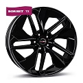 Borbet TX black rim polished glossy